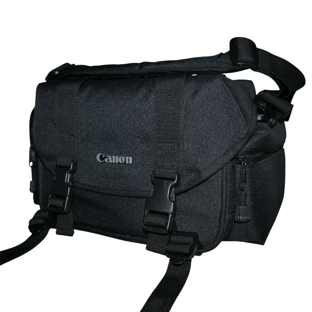 Canon Digital Gadget Bag DSLR EOS Rebel Travel Carry Case With Shoulder Strap